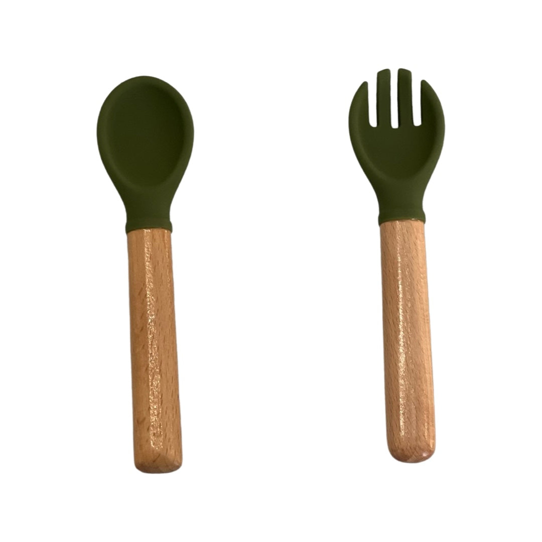 Silicone Spoon And Fork Set