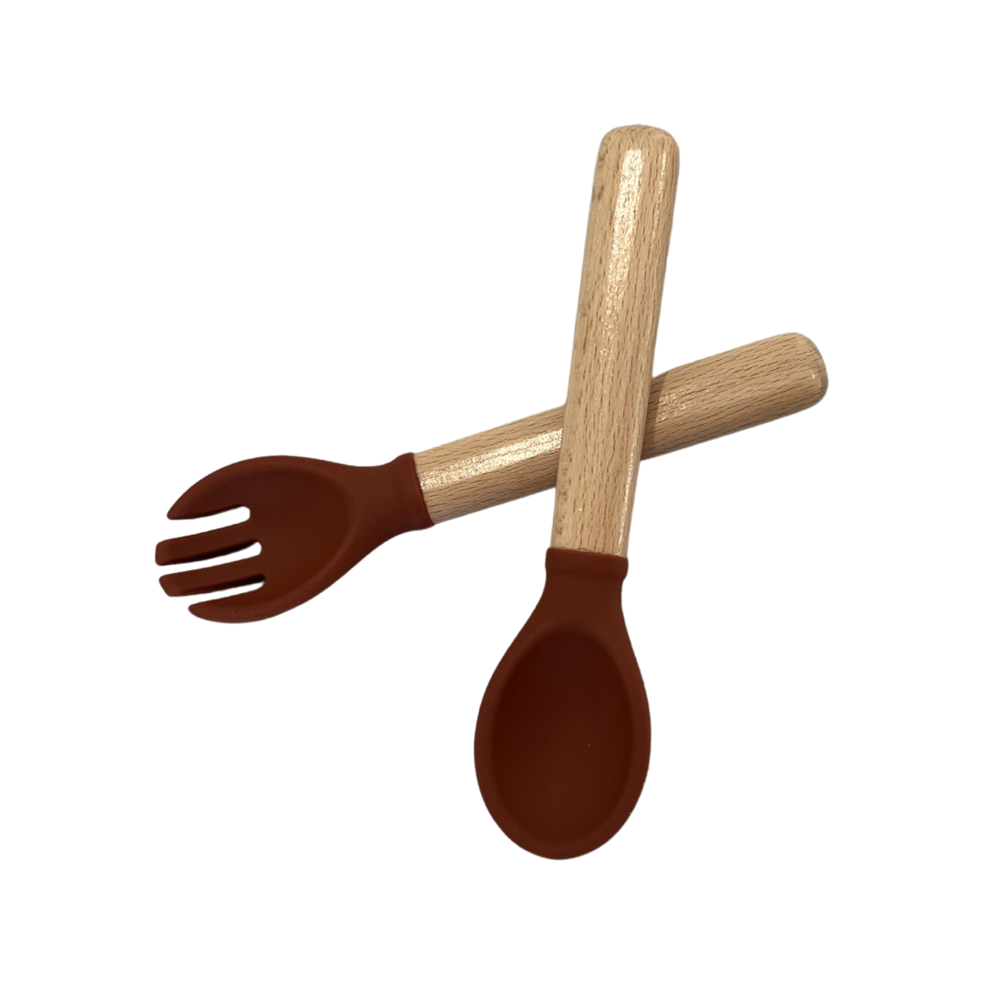 Silicone Spoon And Fork Set