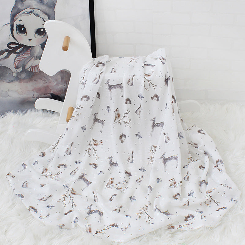 Woodland Muslin Wrap